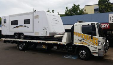 Gold Coast Tow Trucks with caravan