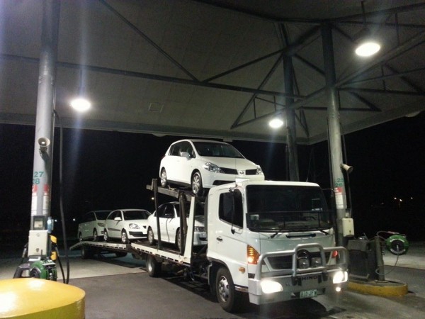 Gold Coast Towing with a fleet of cars