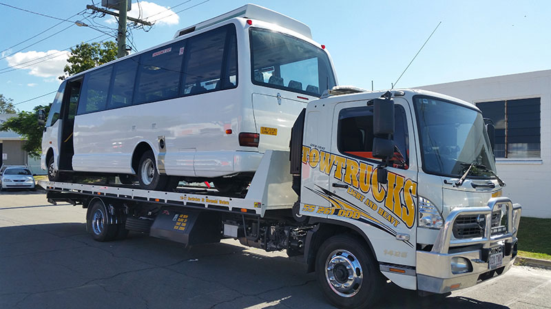 Truck with Limo Towing